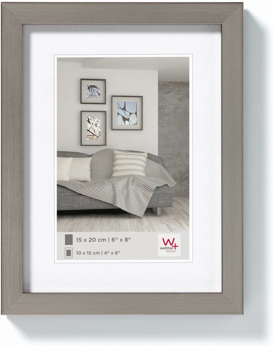 Walther Construction - Fotolijst - Fotoformaat 10x15 cm - Staal