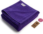 ARTG® Towelzz - AR035 - Handdoekset - 100% Katoen - 50 x 100 cm - Paars - Purple - Set 5 stuks