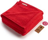 ARTG® Towelzz - AR035 - Handdoekset - 100% Katoen - 50 x 100 cm - Rood - Fire Red - Set 5 stuks