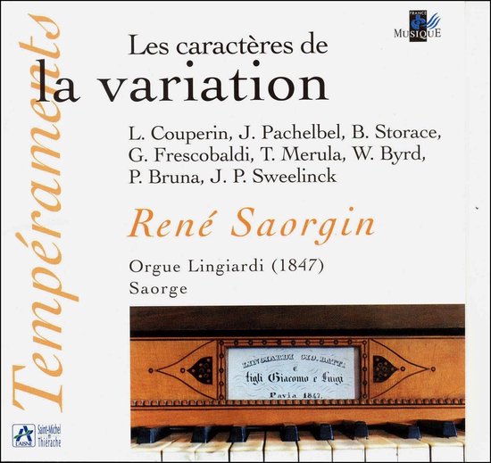 René Saorgin - Les Caractères De La Variation (CD)