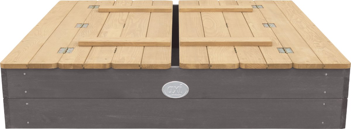 AXI Ella Houten Zandbak in Grijs/Bruin - Limited - Met Zitbankjes en Deksel - FSC hout - 100x95x20cm - Zandbak voor kinderen — afbeelding 13