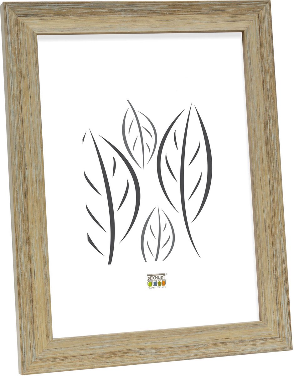 Deknudt Frames fotolijst S43WF9 - naturel - houtstructuur - foto 13x18
