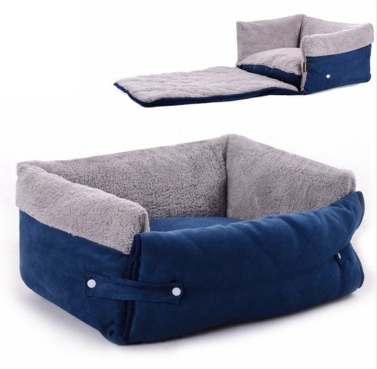 Hondenmand - Hondenbed - Uitvouwbaar Hondenbed - Hondensofa - Hondenkussen - Kattenmand - Kattenbed - 70cm x 46cm