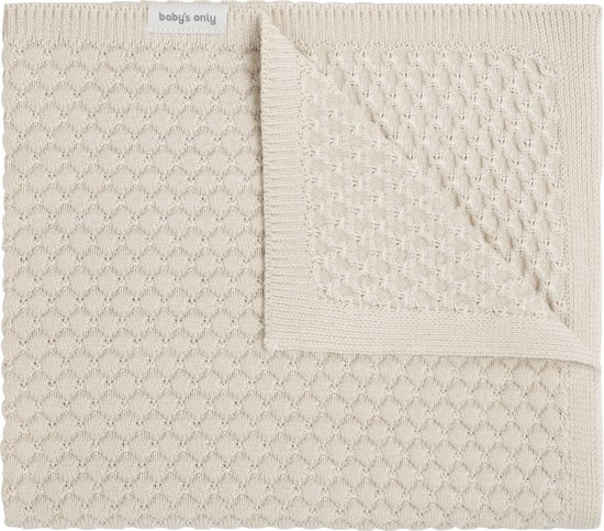 Baby's Only Gebreide ledikantdeken - Baby deken Sky-Chunky - Dekentje voor jongens en meisjes - 0.7 TOG - 100x135 cm - Warm Linen