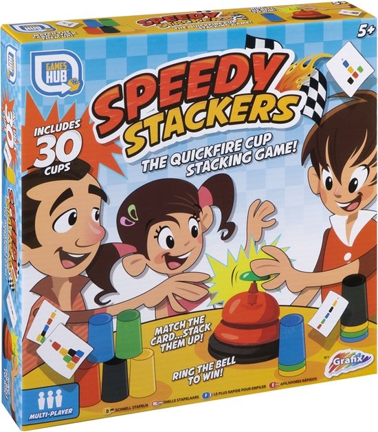 Afbeelding van het spel Grafix Speedy Stackers stapelbekerspel