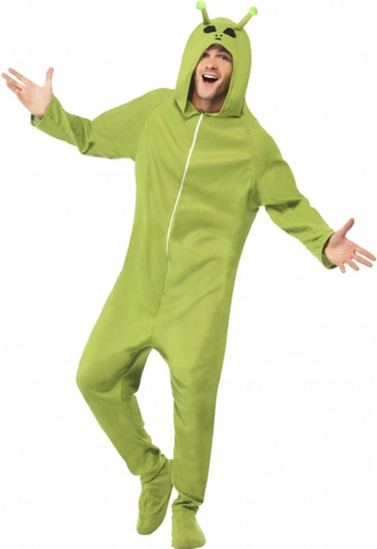 Alien onesie voor volwassenen 40-50 (m)