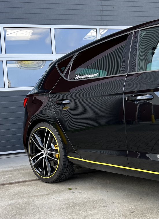 Auto striping tape | Race Stickers | Car Striping | 6 mm breed | Zwart ...
