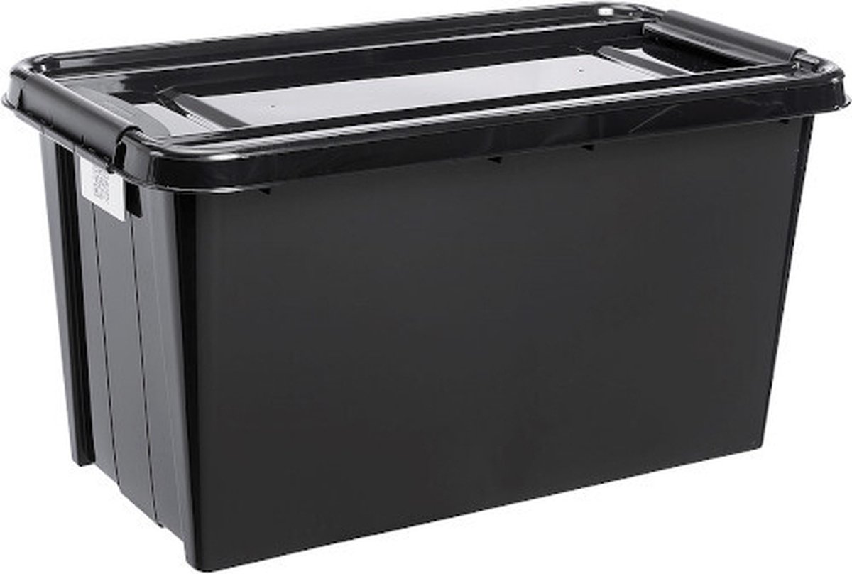 Kunststof bak Pro Box Plast Team 70L zwart