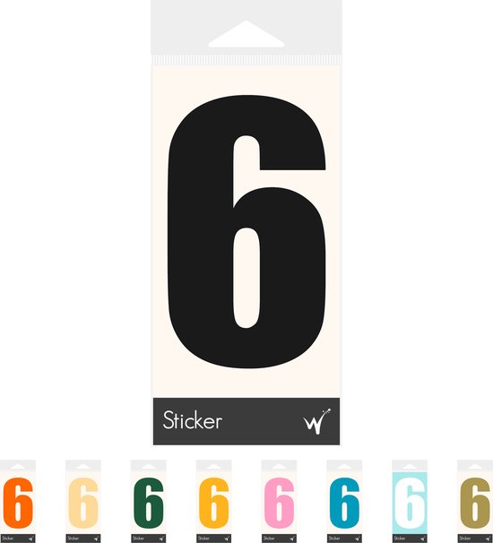 Stickers adhésifs chiffres 0 à 9 40 mm coloris blanc - Stickers