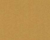 AS Création #Hygge - PAPIER PEINT STRUCTURE TISSE - jaune - 1005 x 53 cm