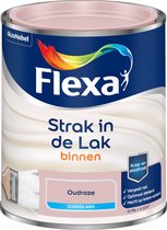 Flexa Strak in de Lak Watergedragen - Zijdeglans - Oud Roze - 750 ml