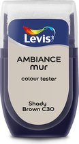 Levis Ambiance - Kleurtester - Mat - Shady Brown C30 - 0.03L