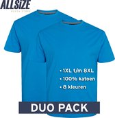 North 56°4 T-Shirts | Blauw | 5XL | 2-Pack | Ronde Hals