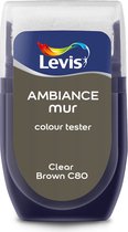 Levis Ambiance - Kleurtester - Mat - Clear Brown C80 - 0.03L