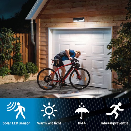Applique solaire LED Solys L avec capteur