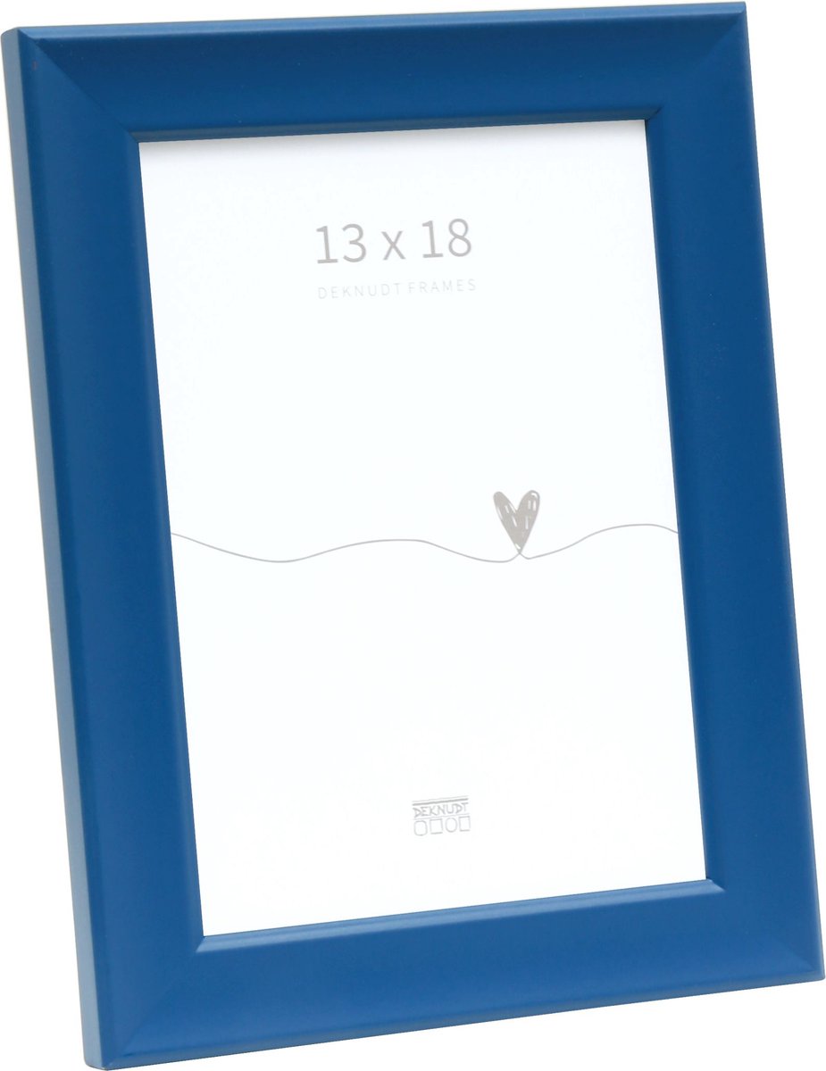 Deknudt Frames fotolijst S45YL6 - trendy blauw - voor foto 13x18 cm