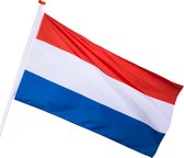 Nederlandse Vlag 150 x 90 cm - boeren - koningsdag - bevrijdingsdag 2023