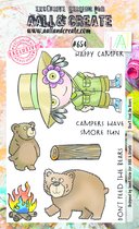 Aall & Create clearstamps A6 - Don't feed the bears