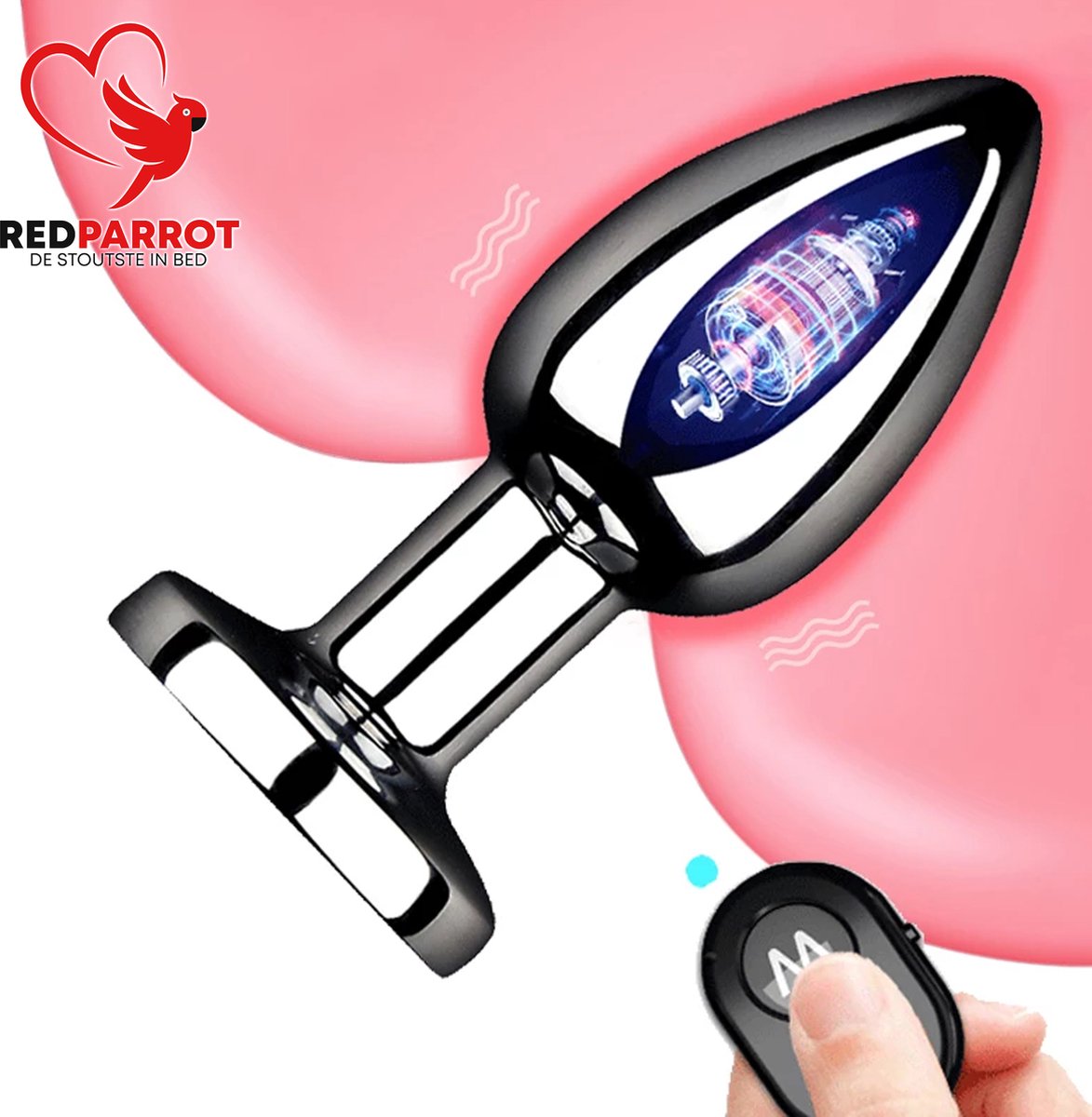 Goedkoopste Vibrerende anaalplug inclusief afstandsbediening | Plug vibrator | Buttplug | Luxe | Draadloos | Design plug | 10 vibratiestanden | USB Oplaadbaar