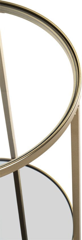Bijzettafel | 60 x 60 x 45 cm | Goud-design - Modern Haku