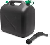 Brandstof Jerrycan 20 Liter Benzine of Diesel - 20L met tuit en ontluchtingsnippel - Brandstoftank