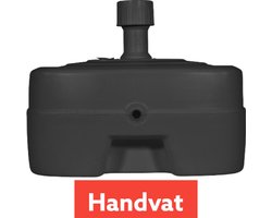 CUHOC Parasolvoet Vulbaar met Water of Zand – 40-60 kg – Ø 33-50 mm – Antraciet – Met Wiel