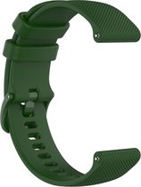 Bracelet en Siliconen (vert foncé), adapté pour Garmin Vivoactive 3, Venu 2 Plus, Venu SQ, Forerunner 55 et Forerunner 245