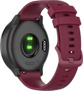 Siliconen bandje - geschikt voor Xiaomi Watch S1 (Active)/Watch S1 Pro - bordeauxrood