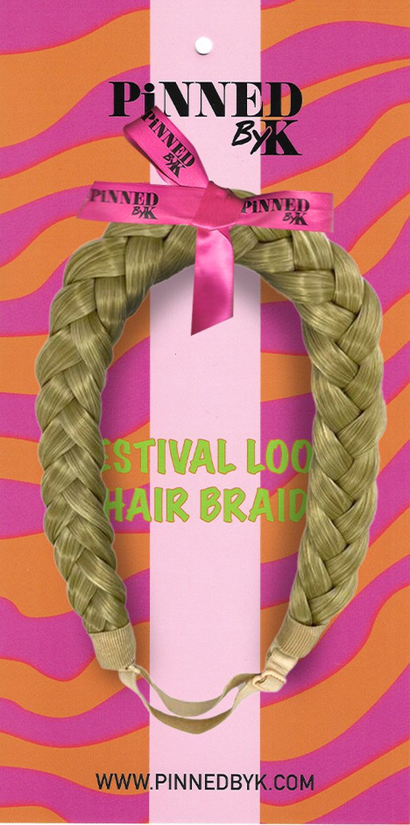 Pinned By K - Hair Braids - Ash Blond - Festival Look - Haarband - Haarvlecht