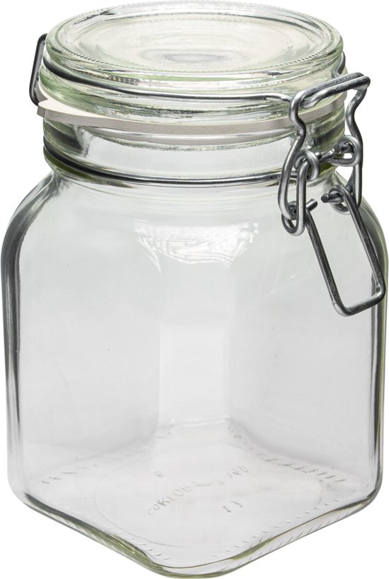 650 ml transparante glazen pot met luchtdicht deksel van acaciahout 650 ml transparante glazen pot met luchtdicht deksel van acaciahout