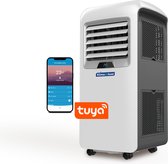 Klimadeluxe - Krachtige Mobiele airco - 12000 btu - Smart airconditioning met WiFi en app - incl. raamafdichtingset