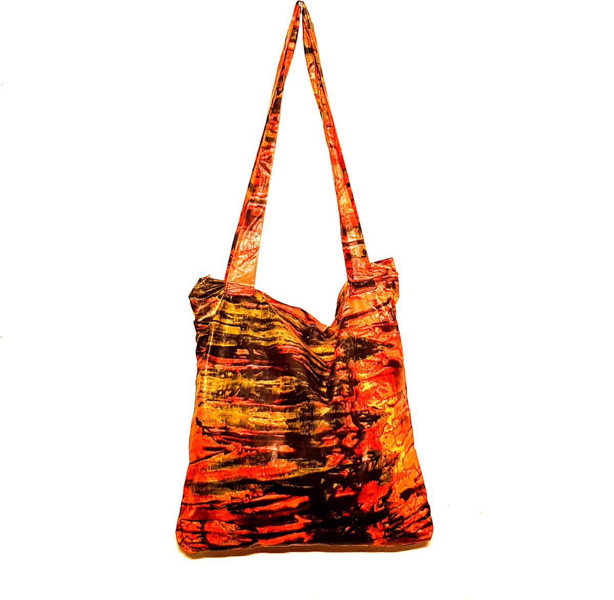 Ladybag ǀ Tote bag ǀ Shoppertas - Sunset - Kitenge - Handmade