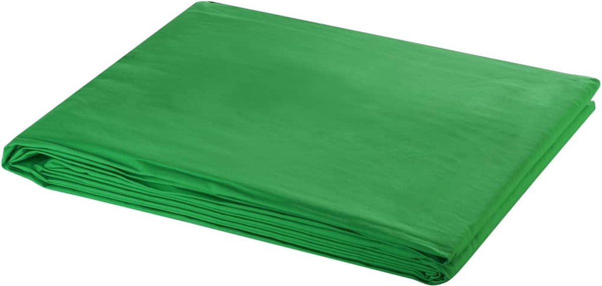 VidaLife Achtergrond chromakey 300x300 cm katoen groen