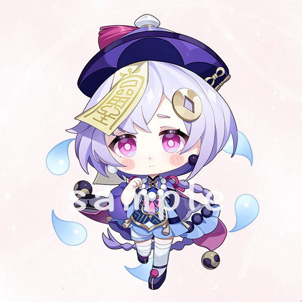 Genshin Impact - Qiqi - Sleutelhanger/Keychain - Anime Merchandise - Figure - Manga