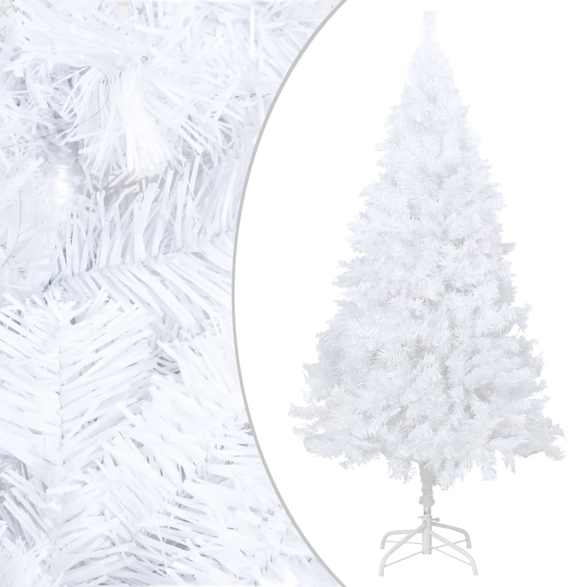 VidaLife Kunstkerstboom met dikke takken 240 cm PVC wit