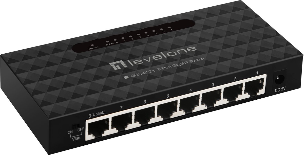 LevelOne GEU-0821 netwerk-switch Managed Gigabit Ethernet (10/100/1000)