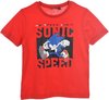 Sonic The Hedgehog - T-shirt Sonic the Hedgehog - jongens - rood - maat 110/116