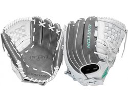 Easton - MLB - Softbal Handschoen - Fundamental - Fastpitch Softball Glove - Grijs/Wit - Volwassenen - 12,5 inch