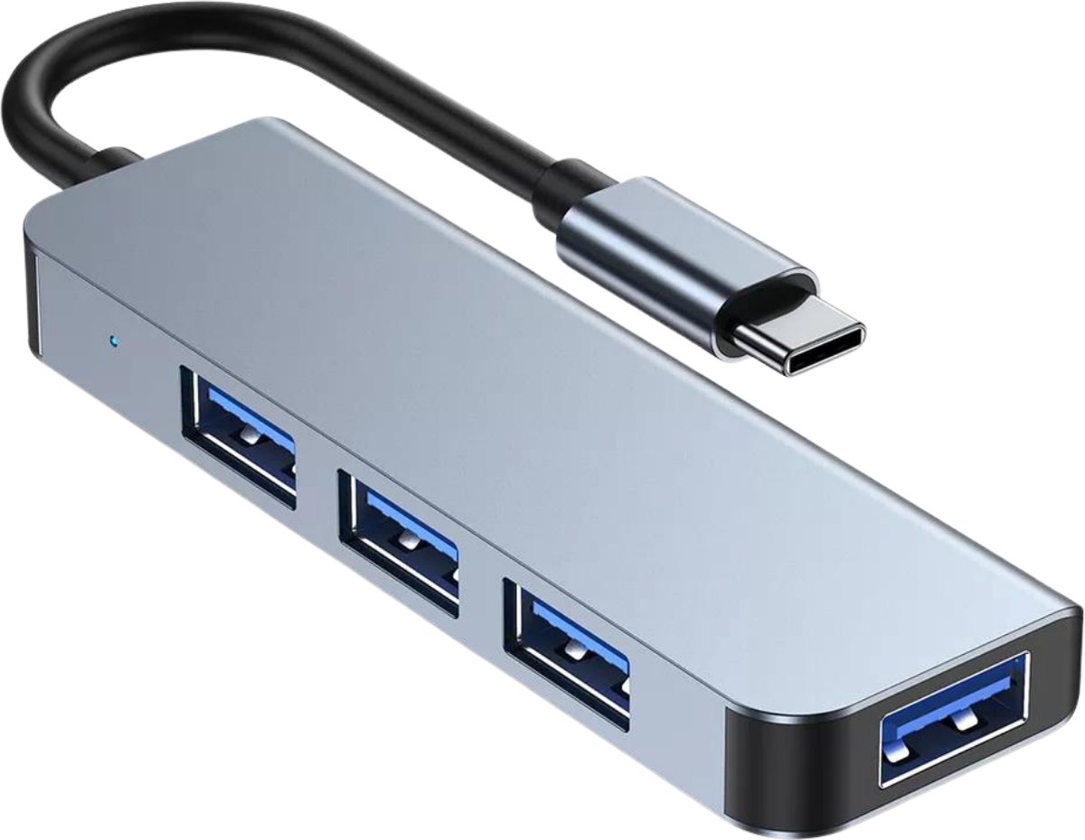 AdroitGoods USB C Hub - USB 3.0 - Dock - Splitter - Universeel - Geschikt voor Apple Macbook Pro / Air Lenovo, Samsung