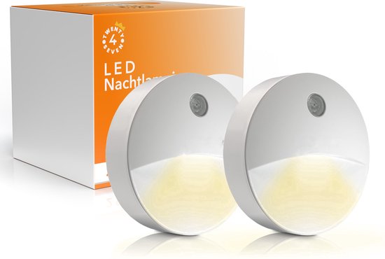 Twenty4seven® LED Nachtlampje 2 Stuks - Stopcontact - Kinderkamer - Nachtlampjes Voor Kinderen, Baby & Volwassenen