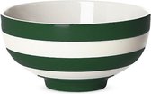 Cornishware Adder Green Soupbowl- Soepkom - groen - aardewerk - strepen