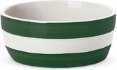 Cornishware Adder Green Dip Bowl- Dipschaal - groen wit strepen servies