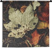Wandkleed - Wanddoek - Herfstbladeren - Herfst - Seizoenen - Natuur - 60x60 cm - Wandtapijt