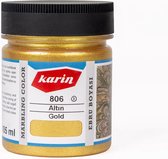 Ebru / Papiermarmer Verf - Metallic Goud - 105 ml