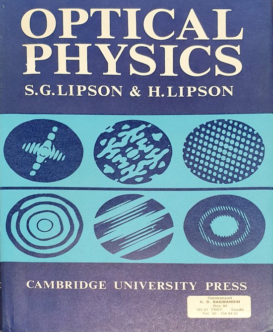 Optical Physics, S. G. Lipson 9780521295840 Boeken