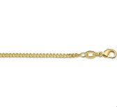 The Jewelry Collection Ketting Gourmet  - Dames - Zilver - 60 cm