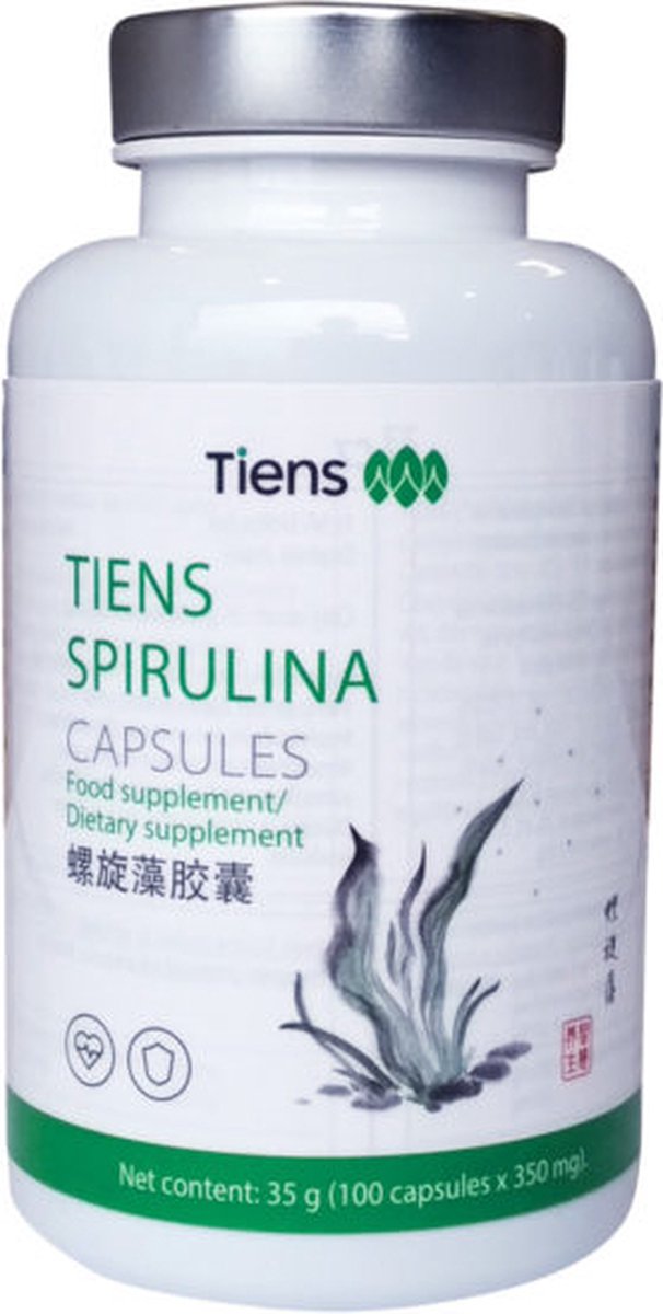 Goedkoopste Tuana Kruiden - Tiens Spirulina 100 Capsules - TIE016