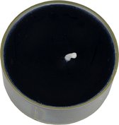 Waxinelichtjes zwart groot set van 3 - Kaarsen - Paraffine - 6cm