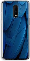 Case Company® - Hoesje geschikt voor OnePlus 7 hoesje - Pauw - Soft Cover Telefoonhoesje - Bescherming aan alle Kanten en Schermrand