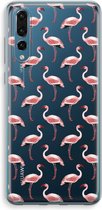 Case Company® - Hoesje geschikt voor Huawei P20 Pro hoesje - Flamingo - Soft Cover Telefoonhoesje - Bescherming aan alle Kanten en Schermrand